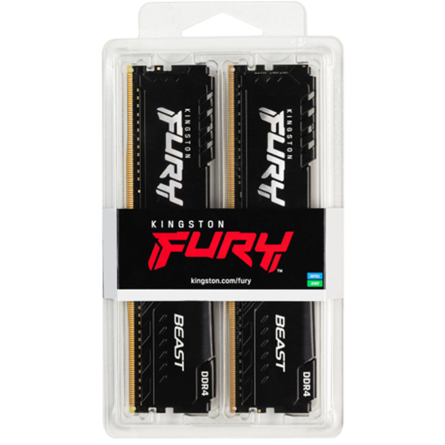 Kingston Fury Beast 32GB DDR4 Desktop RAM Kit - Black