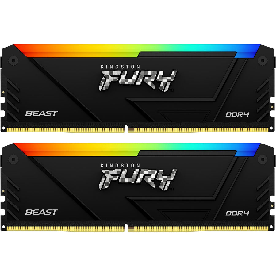 Kingston Fury RGB Beast 16GB DDR4 Desktop RAM Kit - Black
