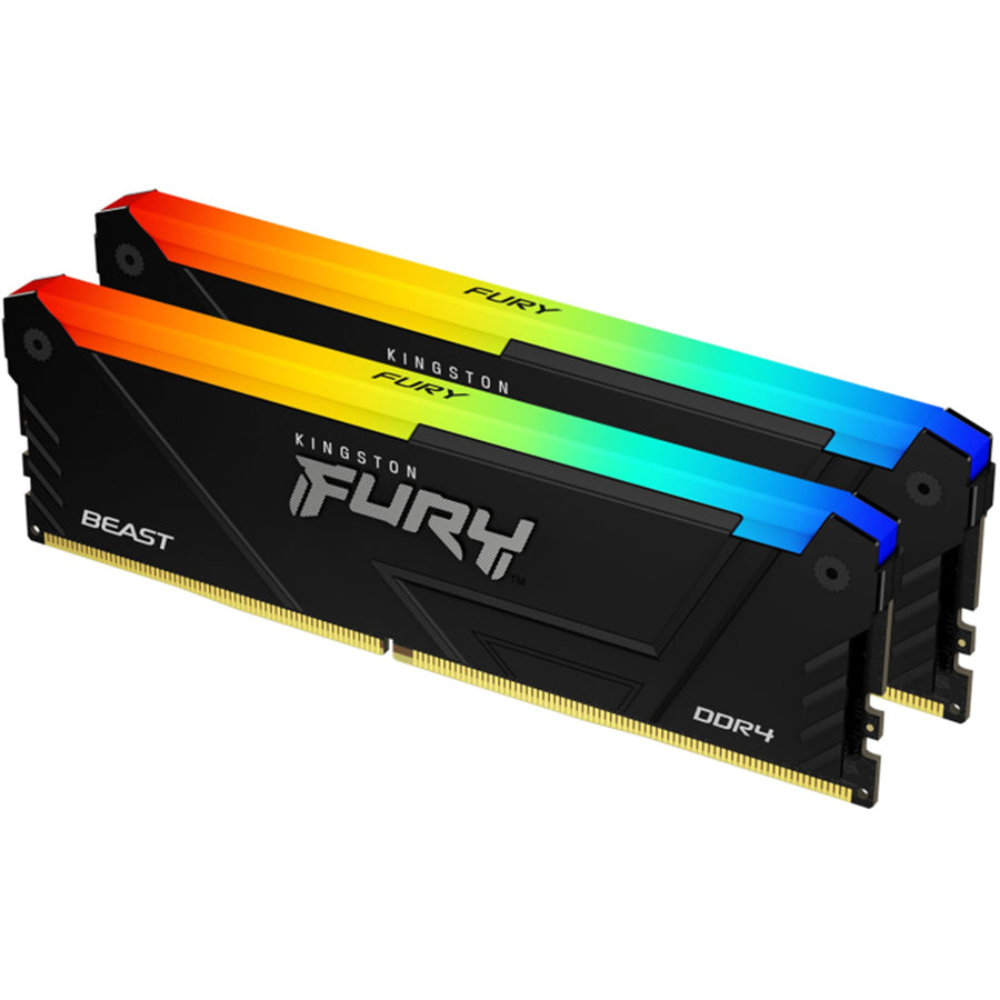 Kingston Fury RGB Beast 16GB DDR4 Desktop RAM Kit - Black