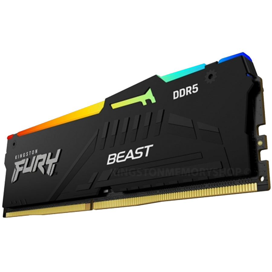 Kingston Fury RGB Beast 16GB DDR5 RGB Desktop UDIMM RAM Kit