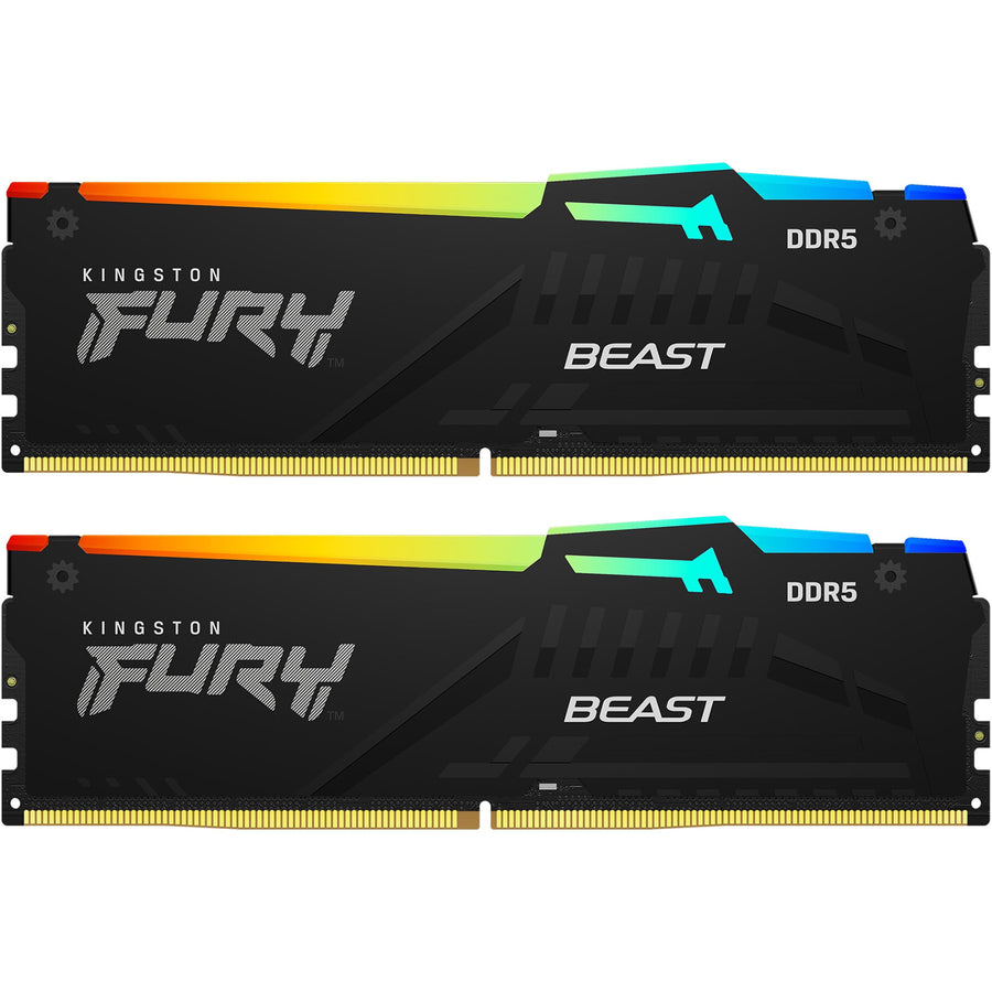 Kingston Fury RGB Beast 16GB DDR5 RGB Desktop UDIMM RAM Kit