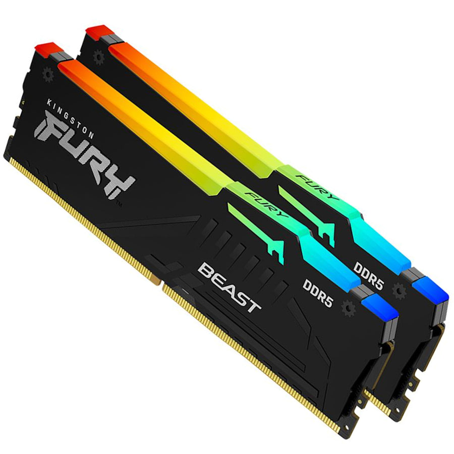Kingston Fury RGB Beast 16GB DDR5 RGB Desktop UDIMM RAM Kit