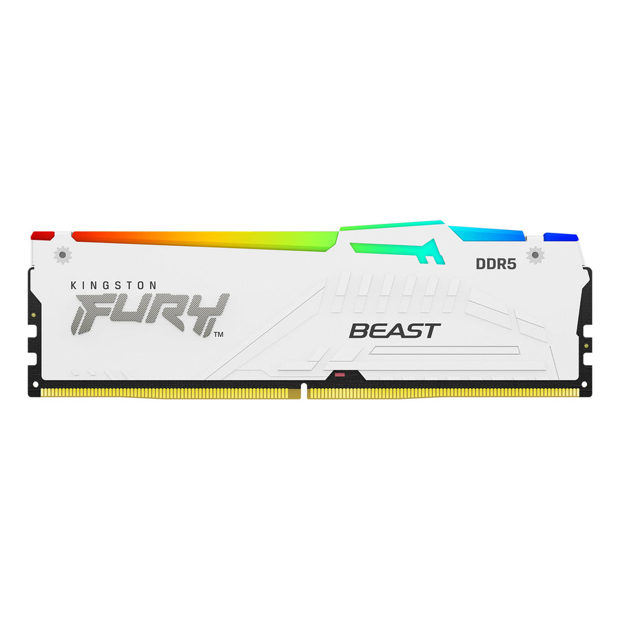 Kingston Fury RGB Beast 32GB DDR5 RGB Desktop UDIMM RAM Kit - White