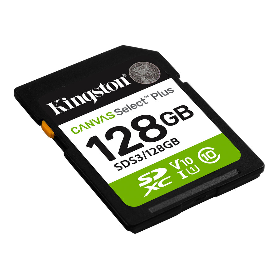 Kingston Canvas Select Plus Gen3  SDXC Memory Card - 128GB