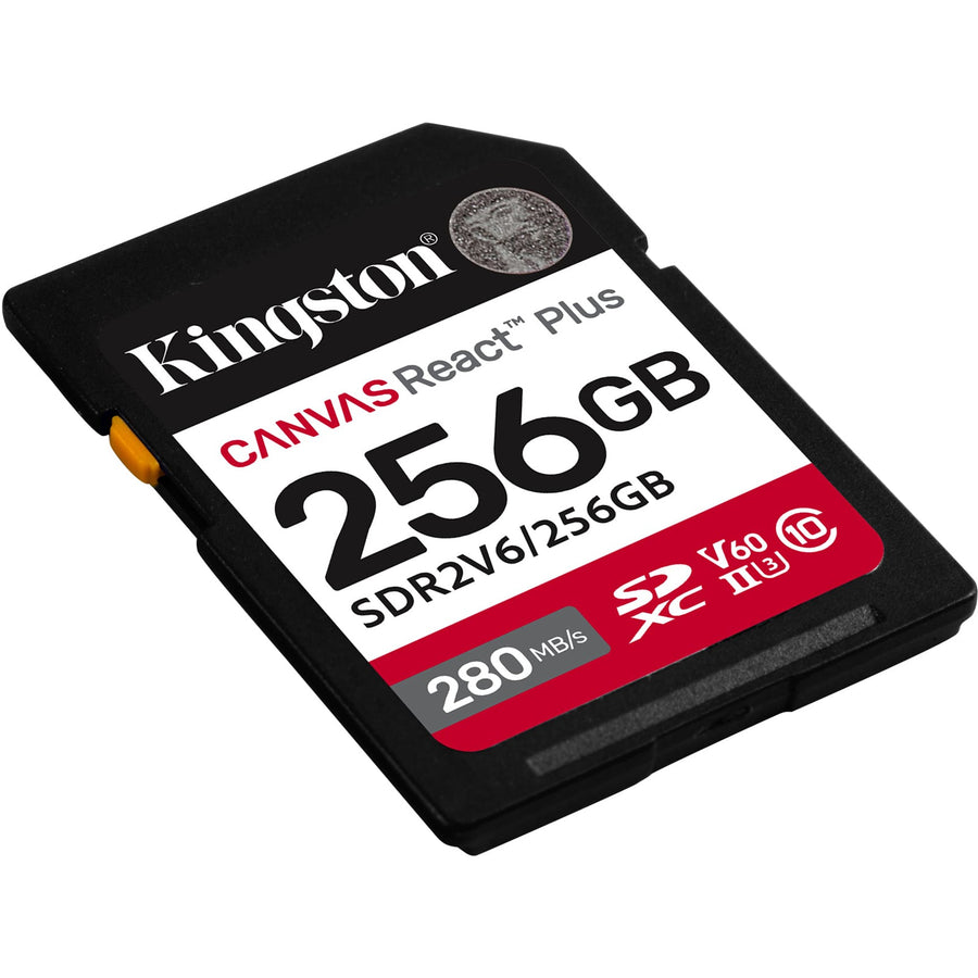 Kingston Canvas React Plus  SD Memory Card - 256GB