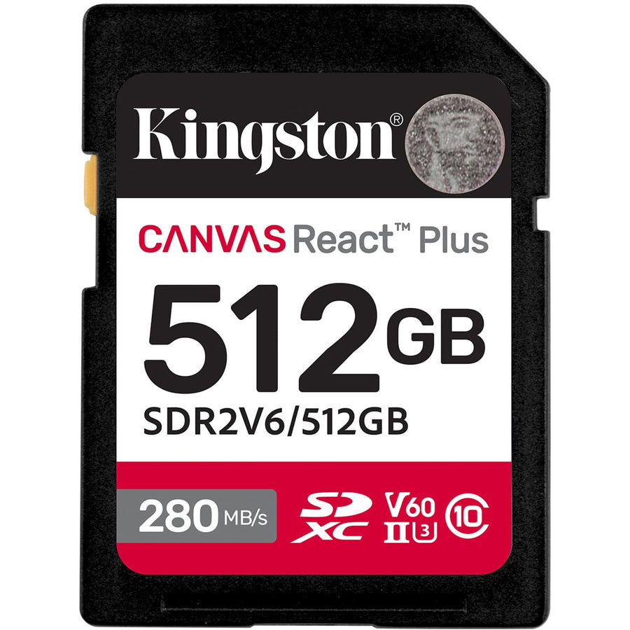 512GB SDXC Canvas React Plus U3 UHS-II