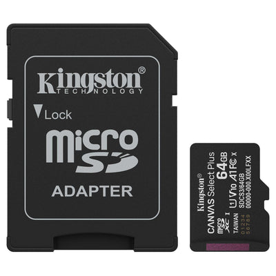 Kingston Canvas Select Plus G3  microSDXC Memory Card - 64GB