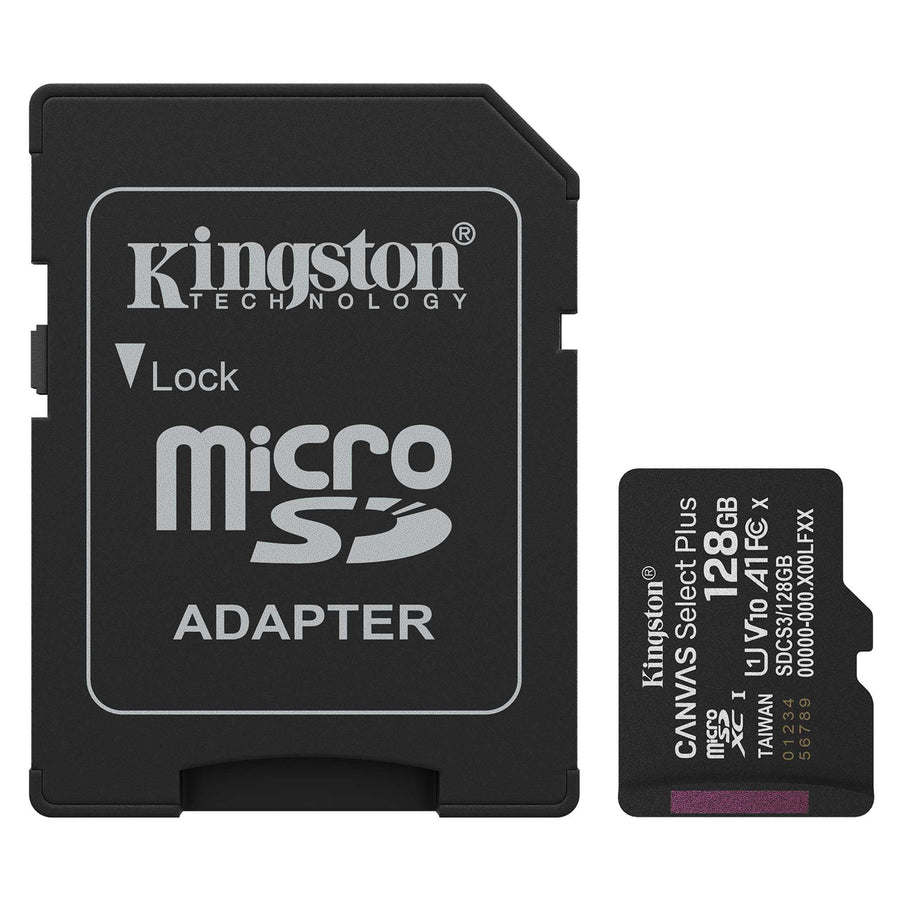 Kingston Canvas Select Plus G3  microSDHC Memory Card - 128GB