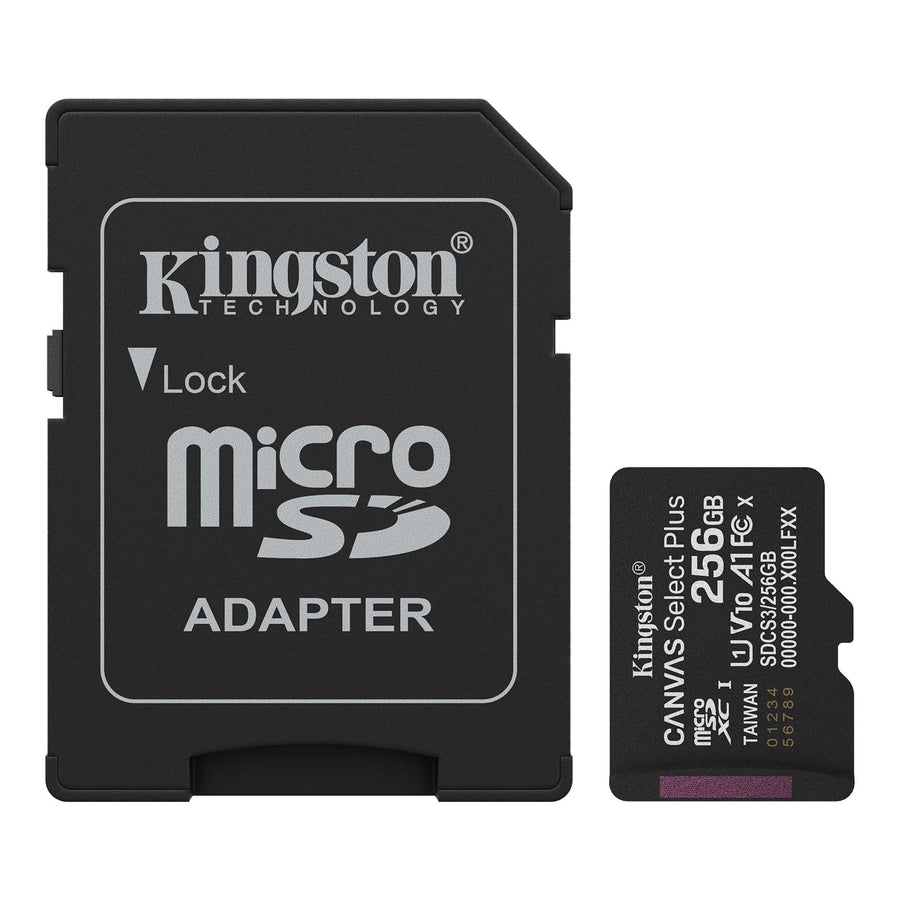Kingston Canvas Select Plus G3  microSDXC Memory Card - 256GB