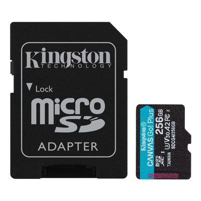 Kingston Canvas Go Plus  microSDXC Memory Card - 256GB