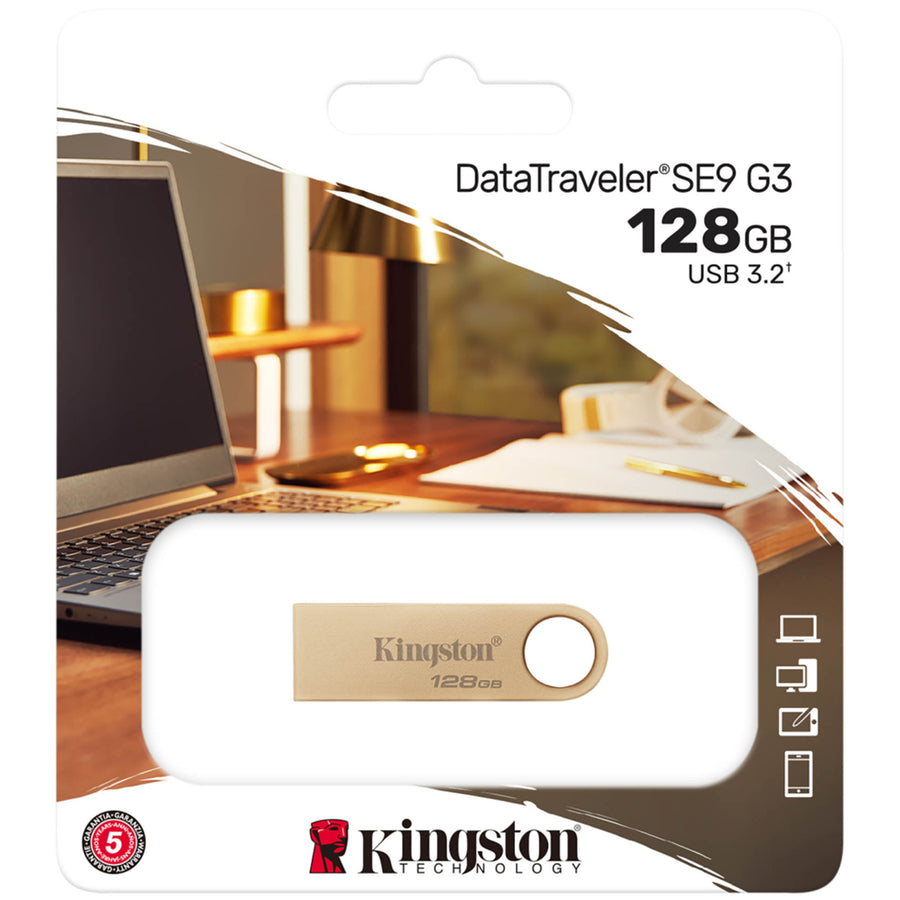 Kingston DataTraveler SE9 G3  USB Flash Drive - 128GB