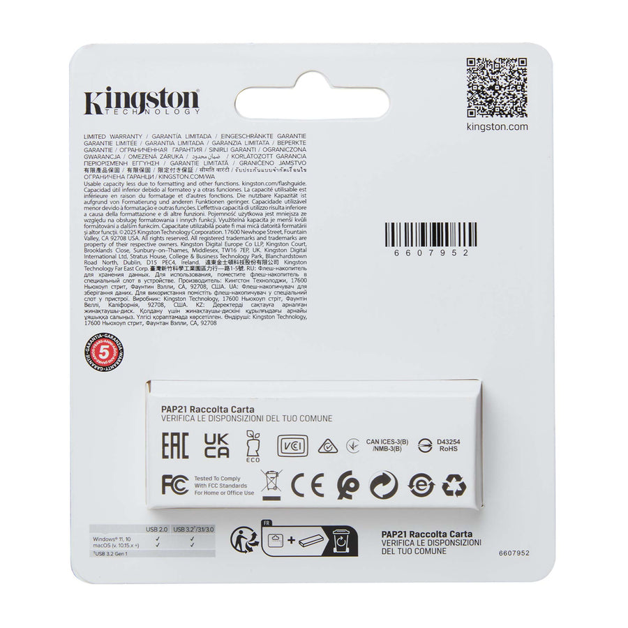 Kingston DataTraveler Exodia S  USB Flash Drive - 512GB