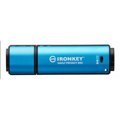 Kingston 5700583 64GB USB-C IronKey Vault P 50C AES-256