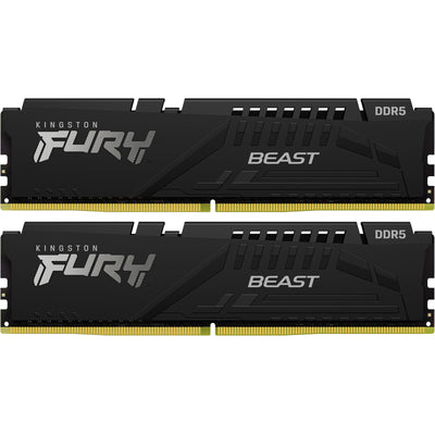 Kingston FURY Beast  64GB (2 x 32GB) DDR5 5600Mhz Desktop RAM Kit - Black