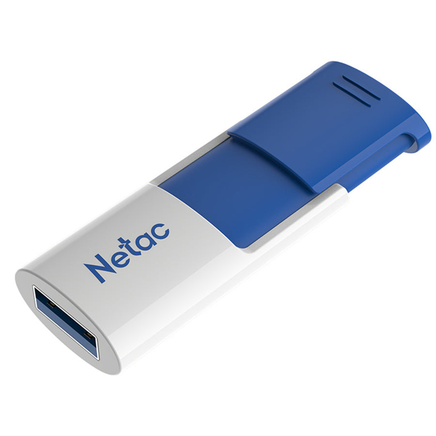 NT03U182N-032G-30BL - Netac U182 USB3 Flash Drive 32GB UFD einziehbar Blau/Weiß