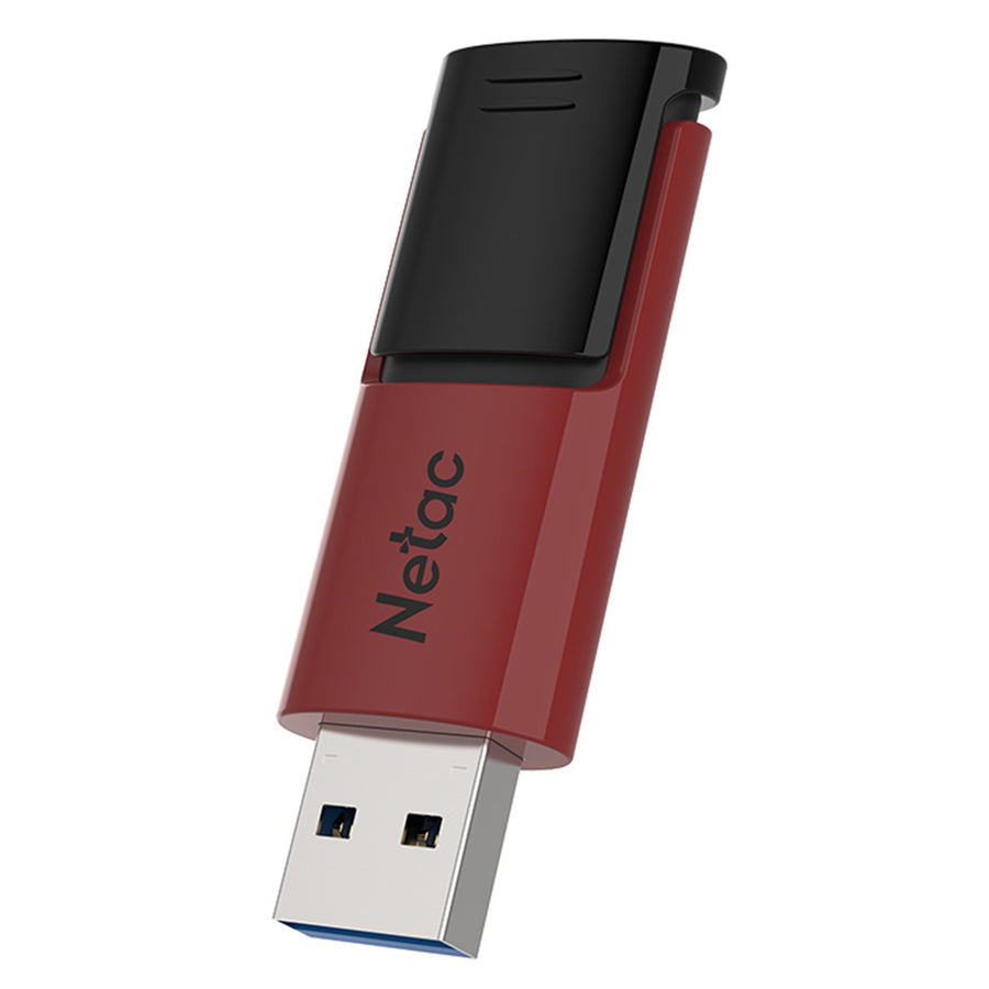 NT03U182N-064G-30RE - Netac U182 USB3 Flash-Laufwerk 64GB UFD Einziehbar Rot/Schwarz