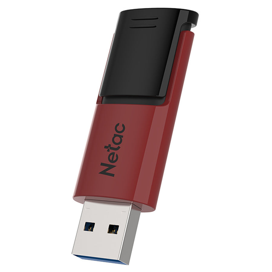 NT03U182N-128G-30RE - Netac U182 USB3 Flash-Laufwerk 128 GB UFD ausziehbar Rot/Schwarz