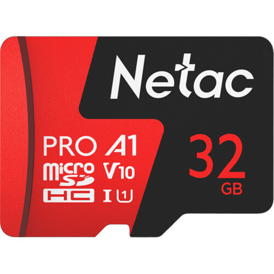 NT02P500PRO-032G-R - Netac P500 Extreme Pro microSDHC V10-Karte mit Adapter 32GB