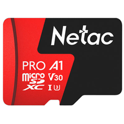 NT02P500PRO-064G-R - Netac P500 Extreme Pro microSDXC V30 Card with Adapter 64GB