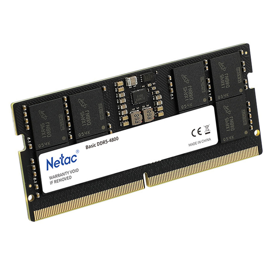 NTBSD5N48SP-16 - Netac 16GB DDR5-4800 C40 SoDIMM Lifetime wty