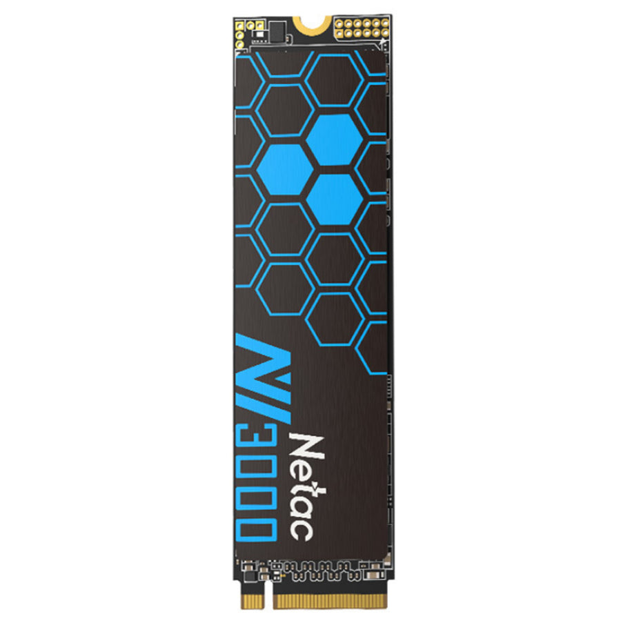 NT01NV3000-500-E4X - Netac NV3000 PCIe3x4 M.2 2280 NVMe TLC SSD 500GB 5YR