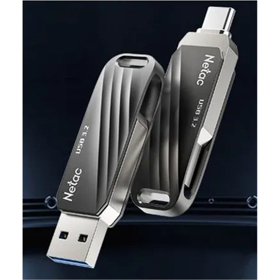 NT03US11C-128G-32BK - Netac US11 USB3.2 + Type-C Dual Flash Drive 128GB USB-Stick