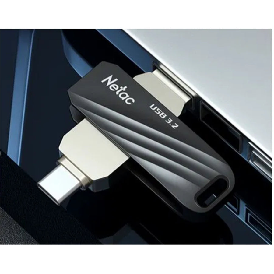 NT03US11C-128G-32BK - Netac US11 USB3.2 + Type-C Dual Flash Drive 128GB USB-Stick