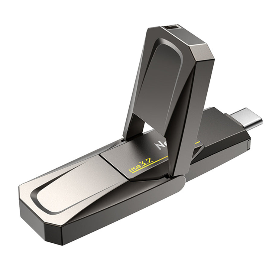 NT03US5C-128G-32TA - Netac US5 USB3.2 Typ-A + Typ-C Externe SSD 128 GB