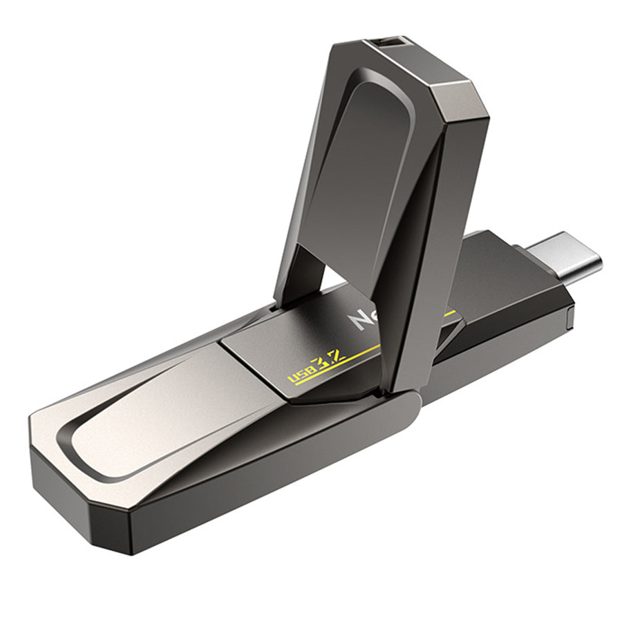 NT03US5C-256G-32TA - Netac US5 USB3.2 Type-A + Type-C External SSD 256GB