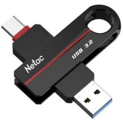 NT03US18C-256G-32BK - Netac US18 USB3.2 + Type-C Dual Flash Drive 256GB UFD