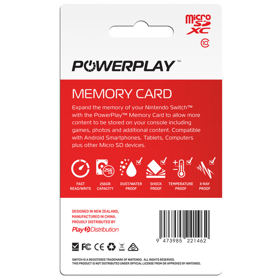 PowerPlay Accessories PNS256GB - PowerPlay Switch 256GB Memory Card