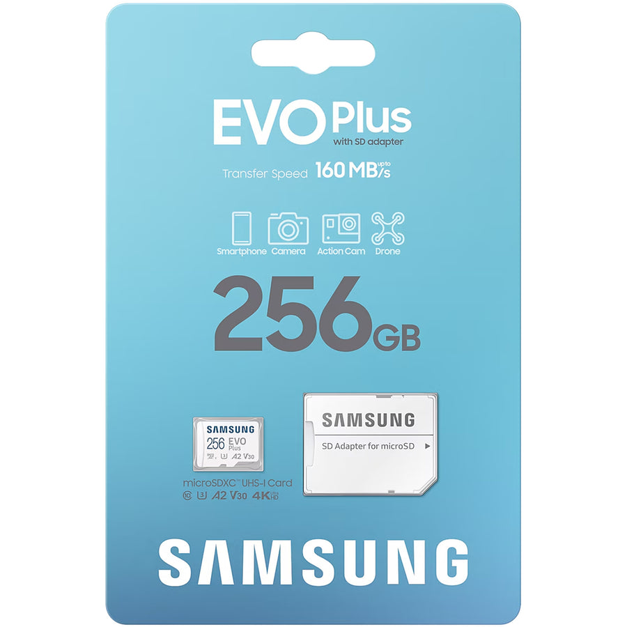 Samsung EVO PLUS  microSDXC Memory Card - 256GB