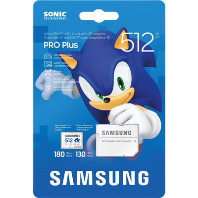 Samsung Sonic Edition Pro PLUS 512GB microSDXC Memory Card