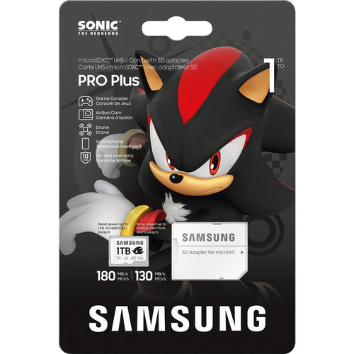 Samsung Sonic Edition Pro PLUS 1TB microSDXC Memory Card
