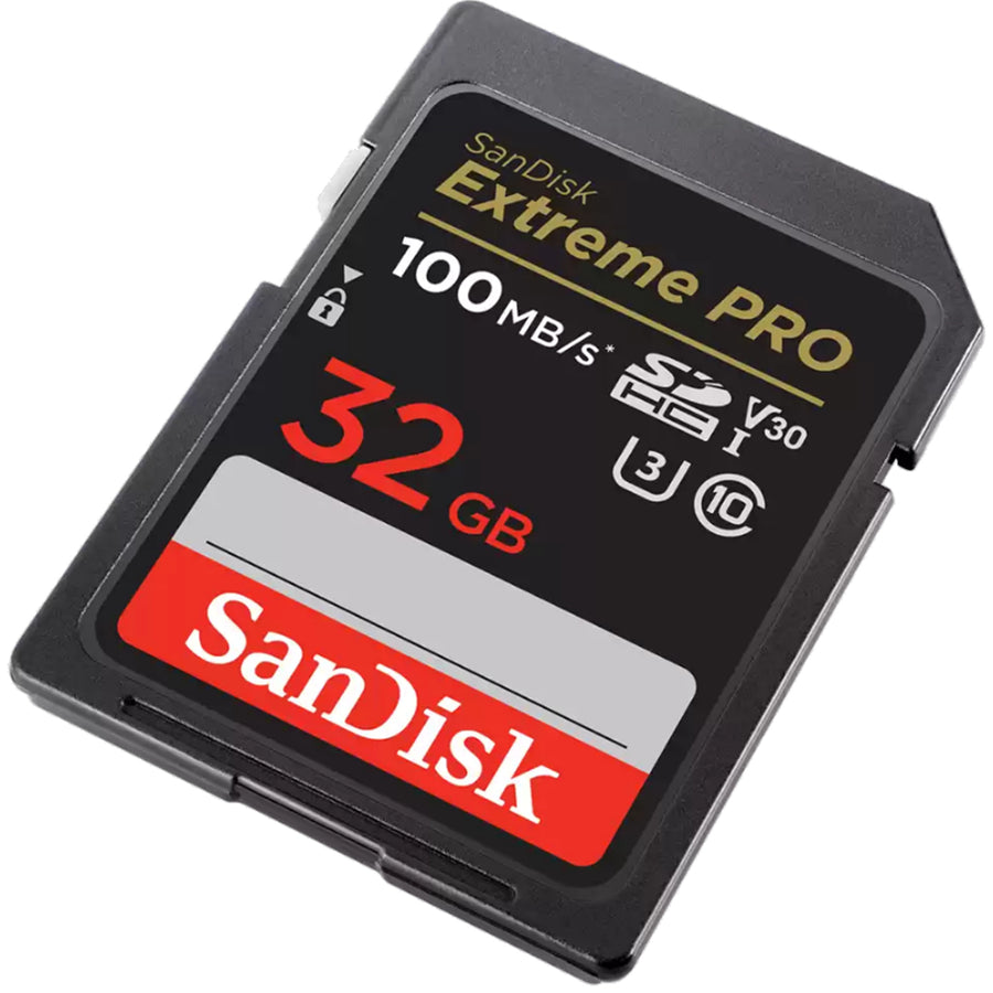 SDSDXXO-032G-GN4IN - SANDISK EXTREME PRO SDHC SDXXO 32GB U3 C10 V30 UHS-I 100MB/S R 90MB/S W 4X6 LIFETIME LIMITED