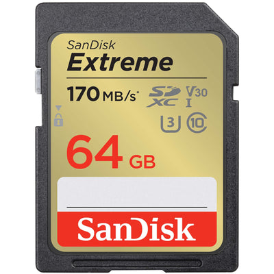 SanDisk Extreme   SDXC Memory Card - 64GB