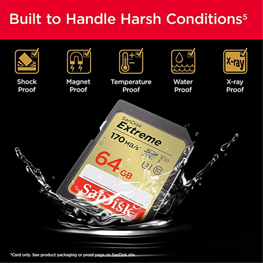 SanDisk Extreme   SDXC Memory Card - 64GB