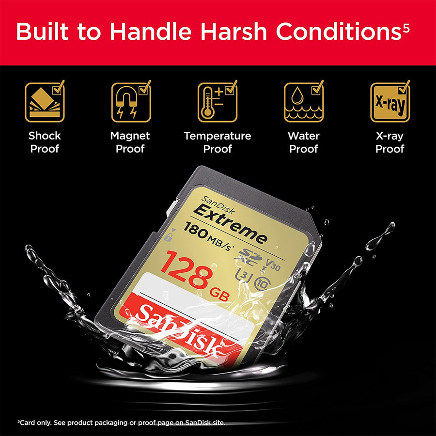 SanDisk Extreme   SDXC Memory Card - 128GB