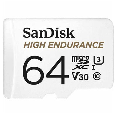 SanDisk High Endurance   microSDXC Memory Card - 64GB