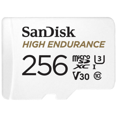 SanDisk High Endurance   microSDXC Memory Card - 256GB