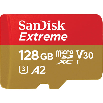 SanDisk Extreme 128GB  microSDXC Memory Card