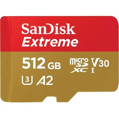 SanDisk Extreme 512GB  microSDXC Memory Card