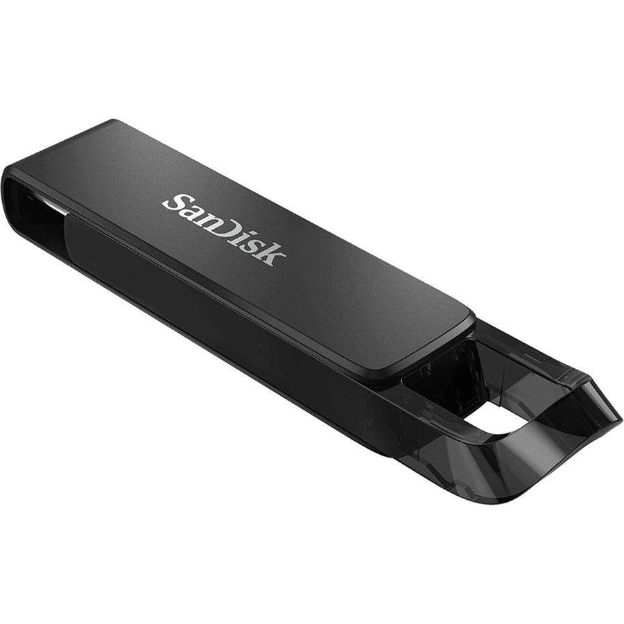 SDCZ460-128G-G46 - SANDISK ULTRA USB TYPE-C FLASH DRIVE, CZ460 128GB, USB TYPE C 3.1, BLACK, SUPER-THIN RETRACTABLE, 5Y