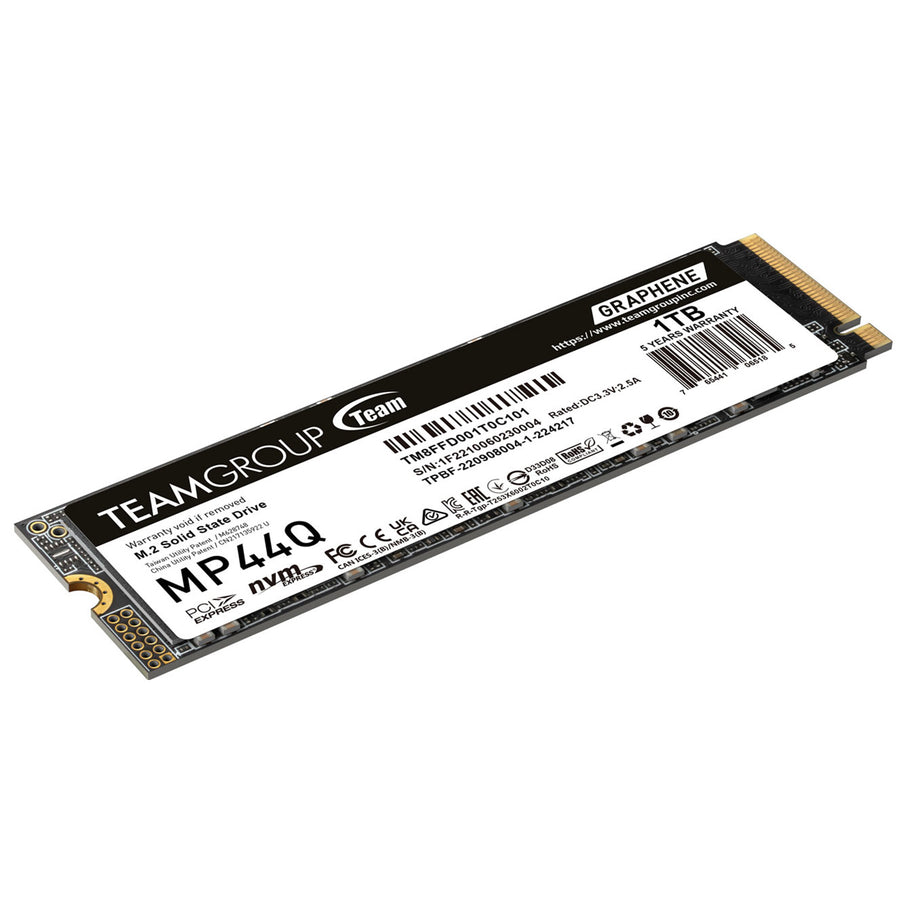 TM8FFD001T0C101 - TEAMGROUP MP44Q M.2-2280 PCI-E GEN4x4 1TB SSD (R7400 / W6200)