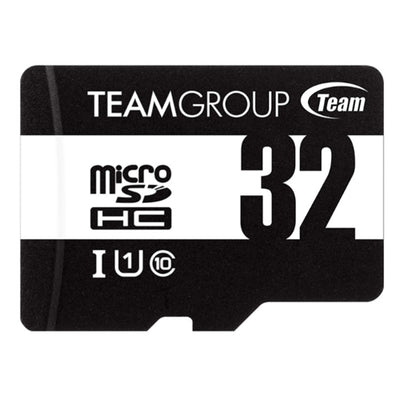 TEAM MICRO SDHC 32GB CLASS10 UHS-I RETAIL W/1Adapter (Black-white card)