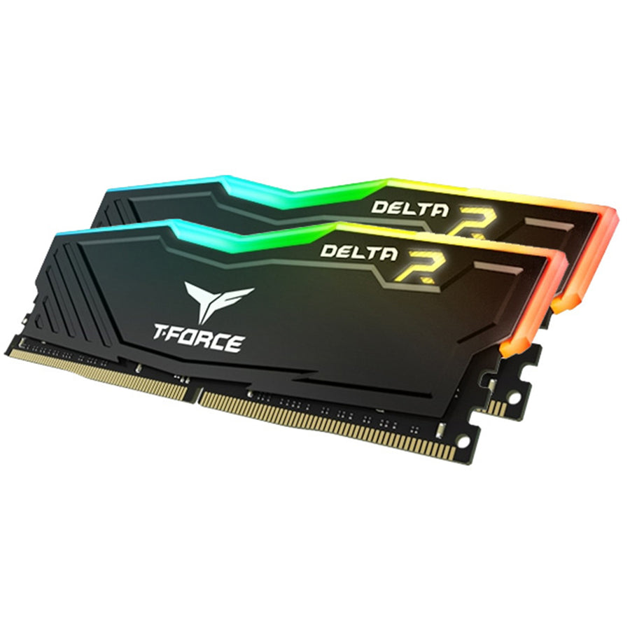 TF3D416G3200HC16CDC01 - TEAM T-FORCE DELTA RGB 16GB (2x8GB) 3200MHz CL16 DDR4 BLACK