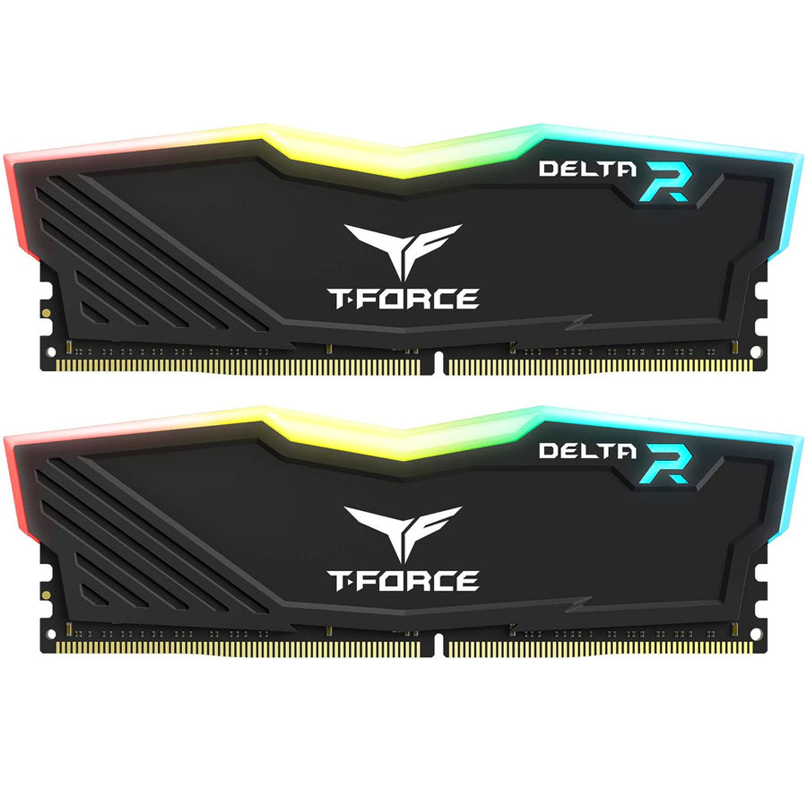 TF3D416G3200HC16CDC01 - TEAM T-FORCE DELTA RGB 16GB (2x8GB) 3200MHz CL16 DDR4 BLACK