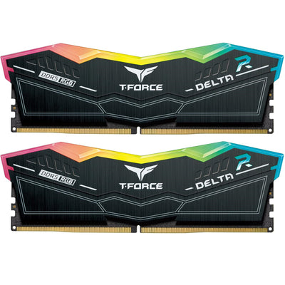 TeamGroup T-Force Delta RGB 32GB DDR5 6000MT/s Desktop RAM Kit - Black
