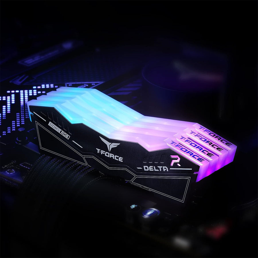 FF3D516G5600HC40BDC01 - TEAMGROUP DELTA RGB 16G (2x8GB) 5600 DDR5 DESKTOP MEMORY