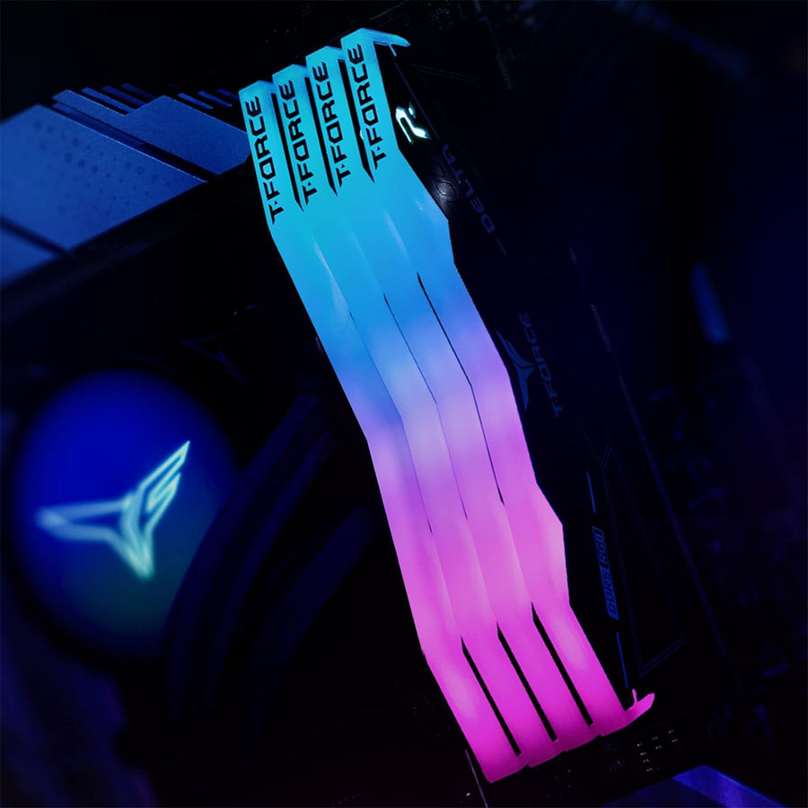 FF3D516G5600HC40BDC01 - TEAMGROUP DELTA RGB 16G (2x8GB) 5600 DDR5 DESKTOP MEMORY